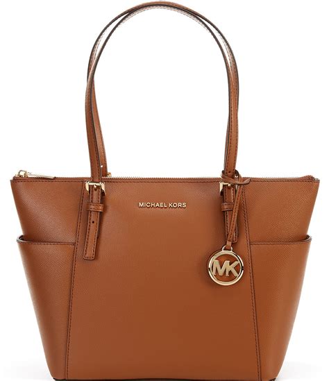 michael kors jet set east west tote grey|Michael Kors saffiano jet set.